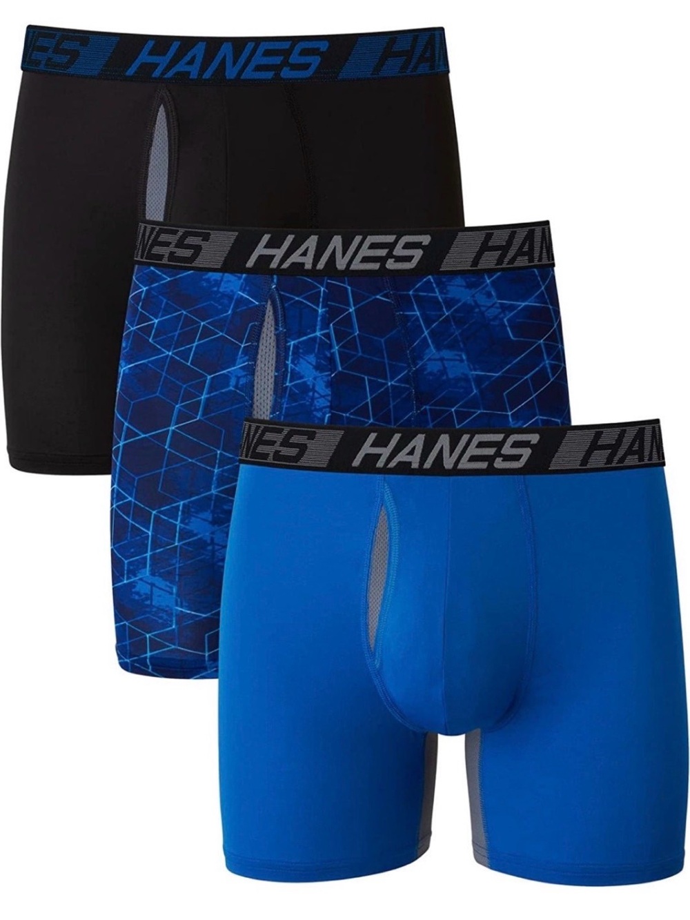 Hanes Men's Total Support Pouch Boxer Brief . Available size : L & XL .